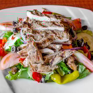 Grilled Chicken Over Tossed Salad
